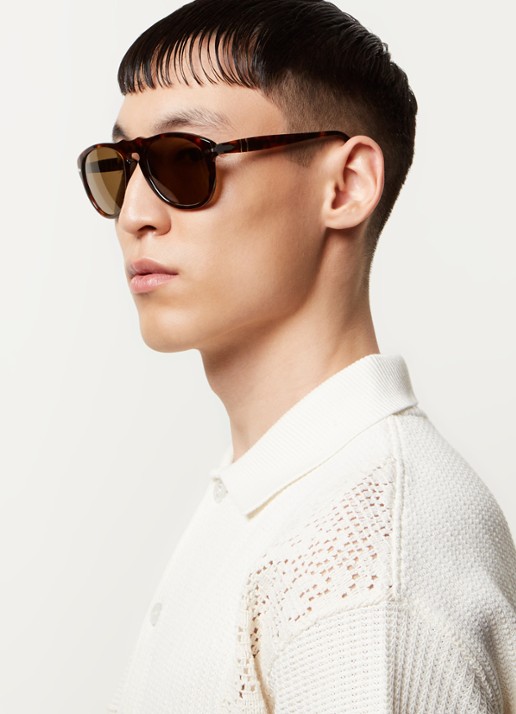 Persol PERSOL *PO0649 54 Trt Brn Brn - voorkant 2 bruin