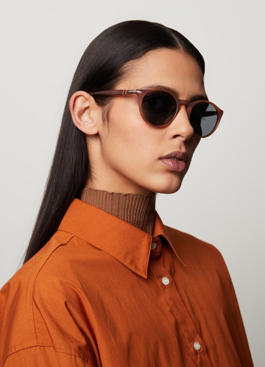 Persol PERSOL *PO3092SM 50 Brn Blu - voorkant 3 bruin