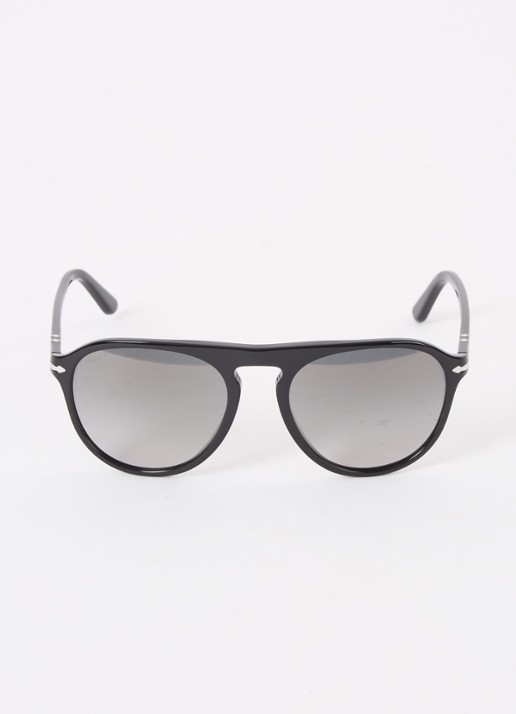 Persol Persol *PO3302S  BLK SHN GRY P - voorkant 4 zwart