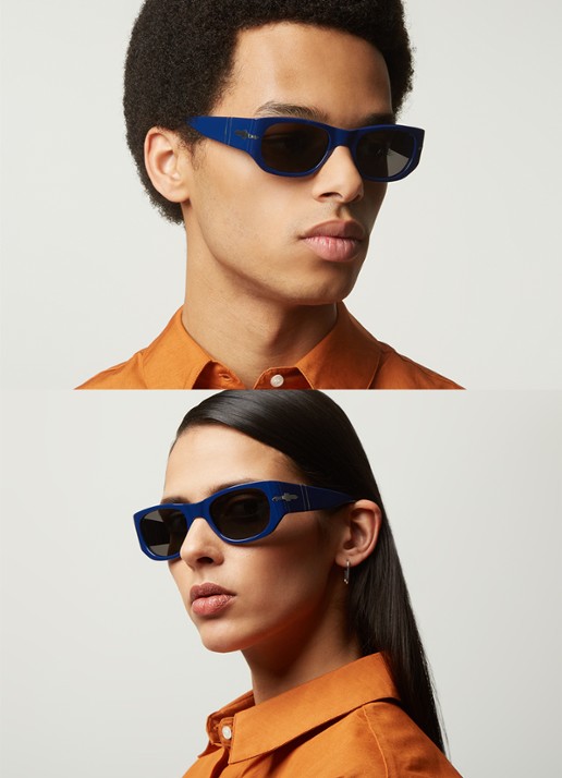 Persol Persol *PO3307S  BLU SHN GRY - voorkant 3 blauw