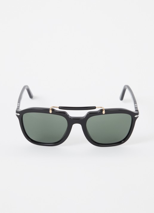 Persol Piloten zonnebril PO0203S  - detail zwart