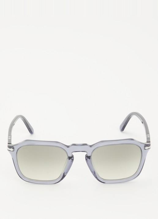 Persol Retro zonnebril PO03292S - detail 2 lichtblauw