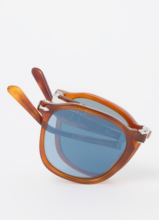 Persol Retro zonnebril PO3345S - detail 5 oranjebruin