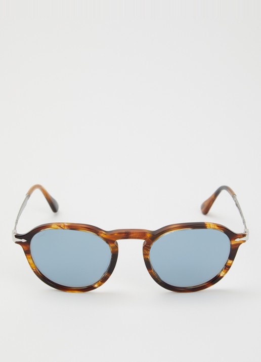 Persol Retro zonnebril PO3383S - detail 2 lichtbruin