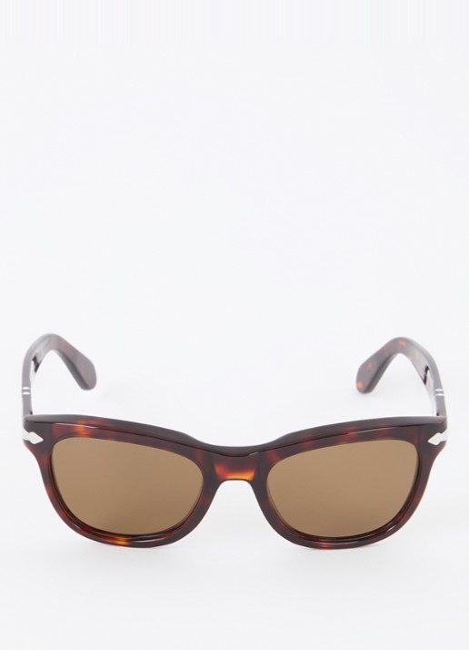 Persol Wayfarer zonnebril gepolariseerd PO0086S - voorkant 2 kastanjebruin