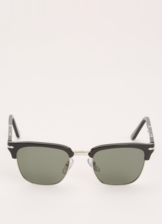 Persol Wayfarer zonnebril gepolariseerd PO3375S   - detail 2 zwart