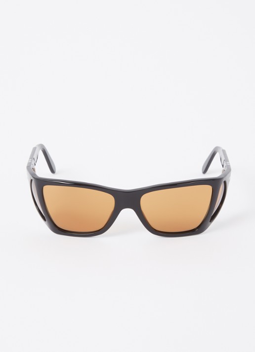 Persol Wayfarer zonnebril PO0009 - detail 2 zwart