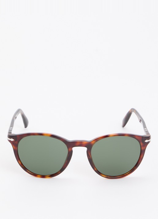 Persol Wayfarer zonnebril PO3152S  - detail 2 bruin