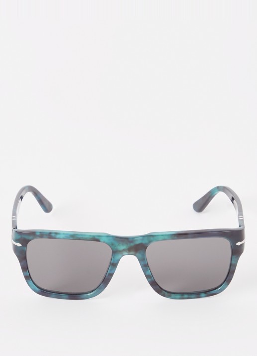 Persol Wayfarer zonnebril PO3348S - detail zeegroen
