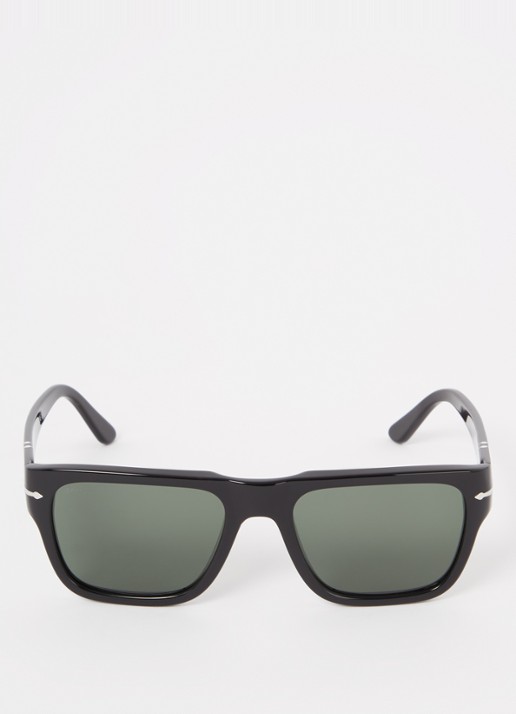 Persol Wayfarer zonnebril PO3348S  - detail zwart