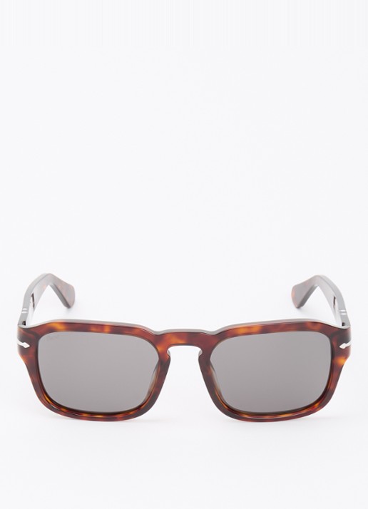 Persol Wayfarer zonnebril PO3386S - detail donkerbruin
