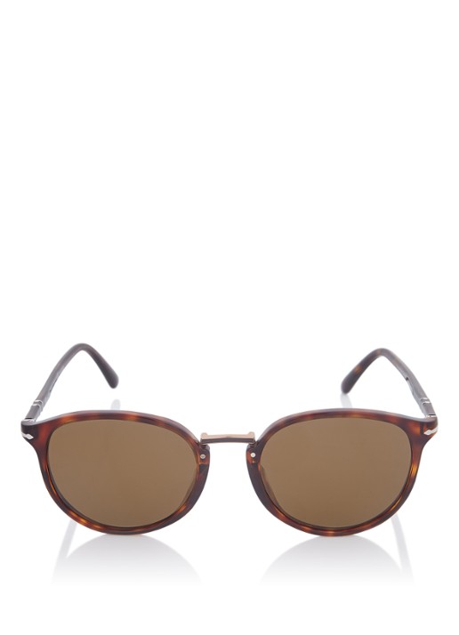 Persol Zonnebril gepolariseerd PO3210S - voorkant 4 donkerbruin