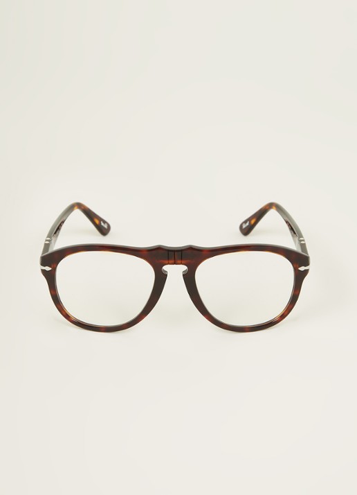 Persol Zonnebril PO0649 - voorkant 2 donkerbruin