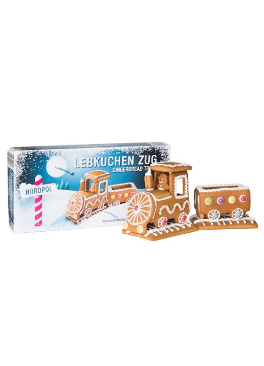 Pertzborn Do It Yourself gingerbread train 450 gram - voorkant undefined