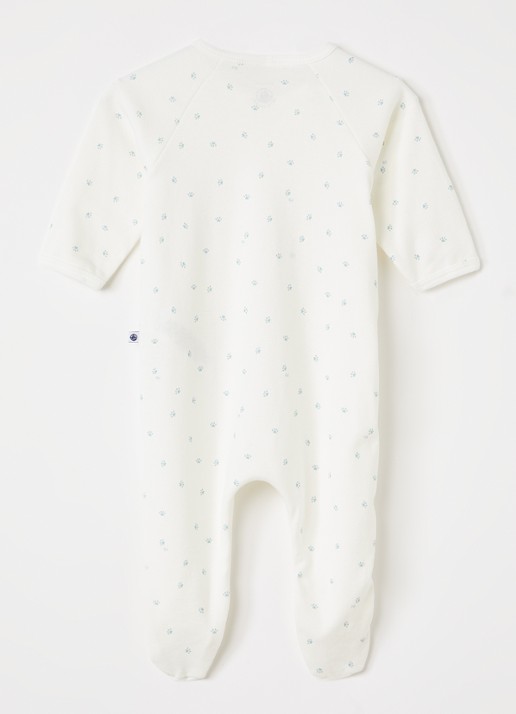 Petit Bateau Babypak met print - voorkant 2 gebroken wit