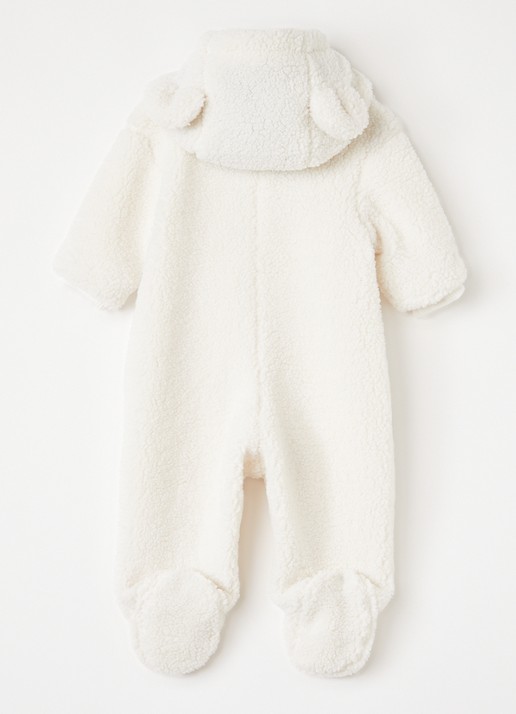 Petit Bateau Cahute babypak van teddy - voorkant 2 multicolor