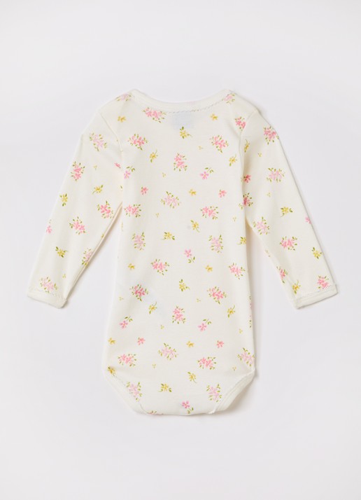 Petit Bateau Romper in giftbox 3-delig - voorkant 2 roze