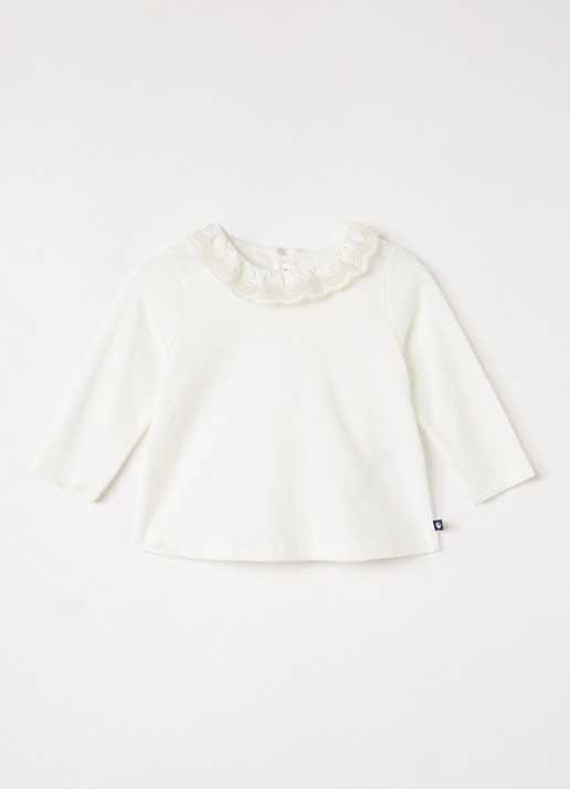 Petit Bateau T-shirt met kraag