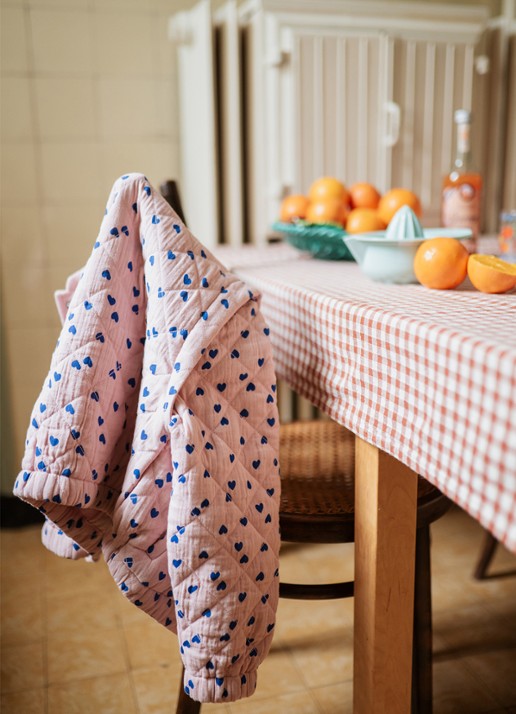 Petit Blush Bomberjack met print - detail 4 roze