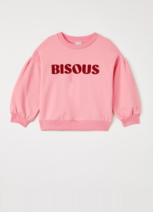 Petit Blush Easy sweater met print