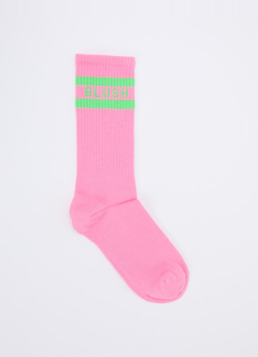 Petit Blush Sport sokken in katoenblend met logo