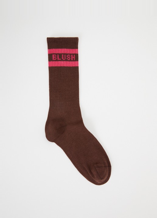 Petit Blush Sportsokken met logo