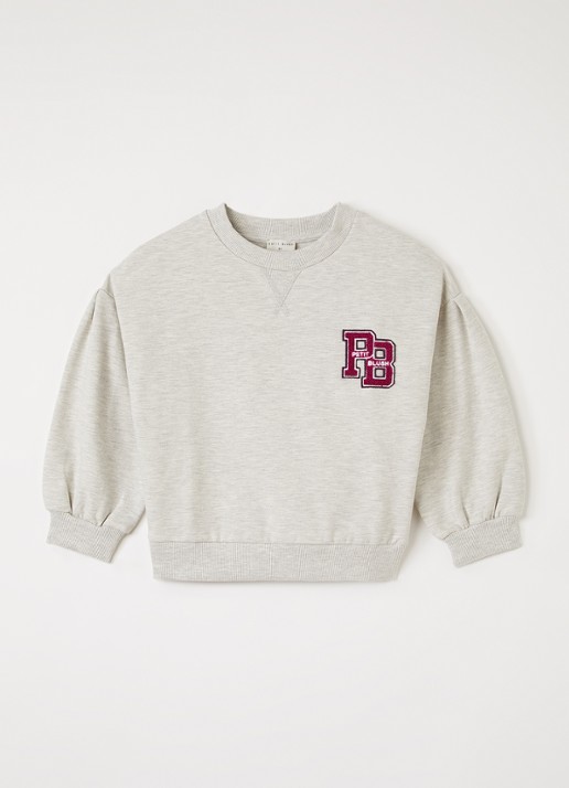 Petit Blush Sweater met logoborduring