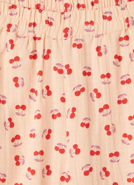 Petit Blush Wide fit pantalon met print - detail 2 kersenrood