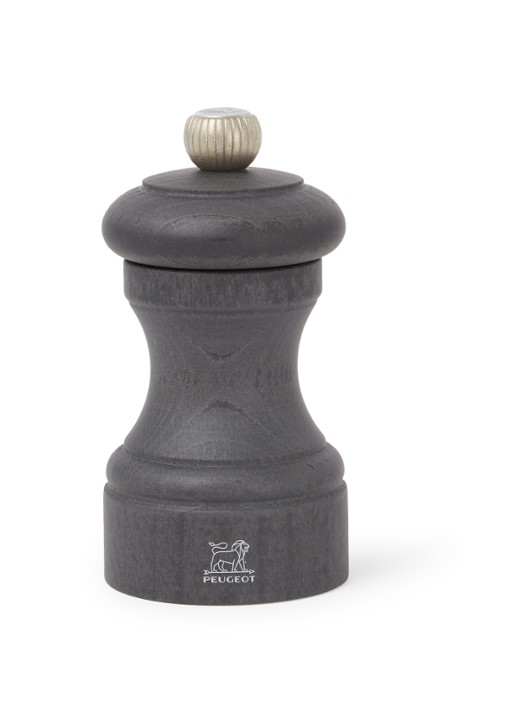 Peugeot Bistro zoutmolen 10 cm - voorkant 2 zwart
