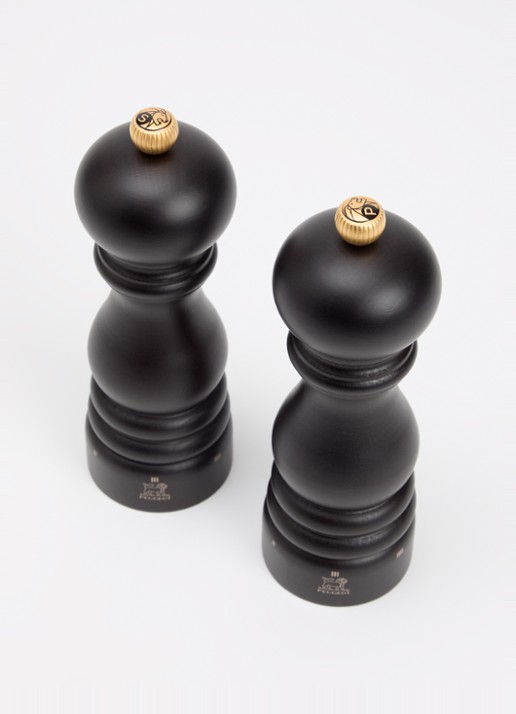 Peugeot Duo Paris U'Select peper- en zoutmolen 18 cm 2-delig - voorkant 2 donkerbruin