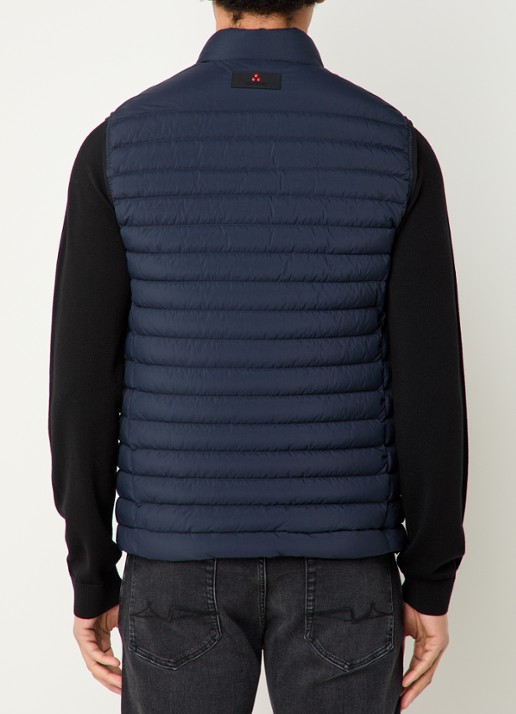 Peuterey Moise gewatteerde bodywarmer met donsvulling - achterkant 3 donkerblauw