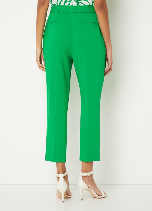 Phase Eight Adria high waist slim fit pantalon met ceintuur - achterkant groen