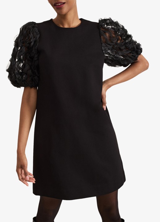 Phase Eight Aida mini jurk met pofmouw