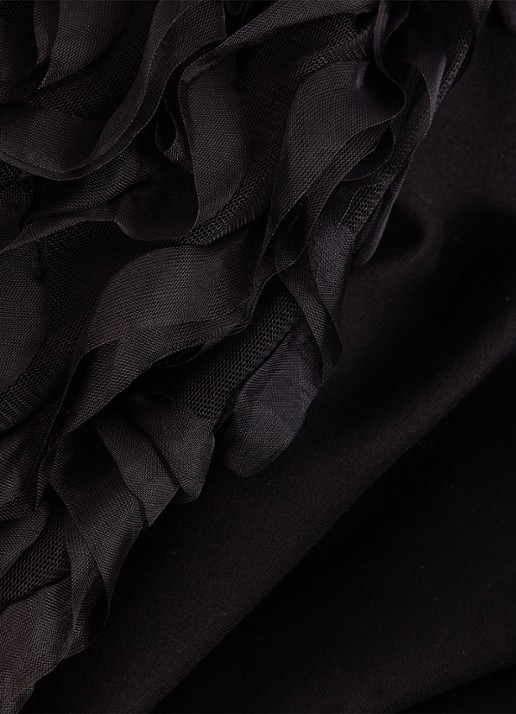 Phase Eight Aida mini jurk met pofmouw - detail 5 zwart