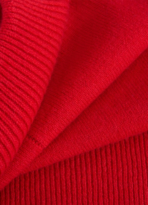 Phase Eight Alice fijngebreide trui in kasjmierblend - detail 5 rood