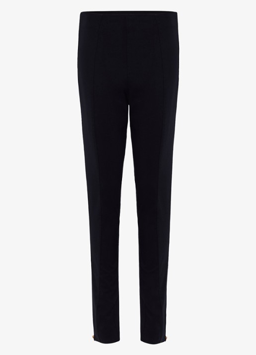Phase Eight Amina high waist cropped skinny broek - voorkant indigo