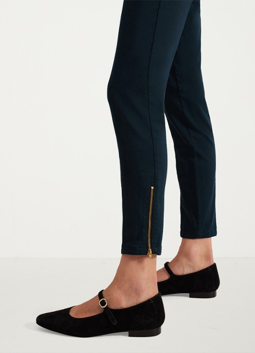 Phase Eight Amina high waist cropped skinny fit broek - detail 6 groen