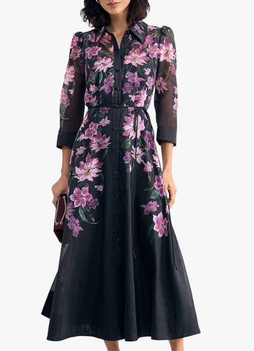 Phase Eight Anabelle maxi blousejurk met bloemenprint