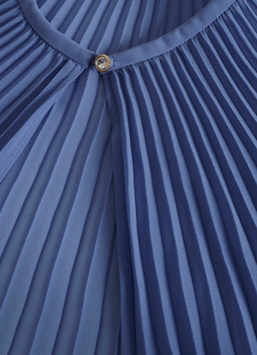 Phase Eight Anora bolero met plooien - detail 4 donkerblauw