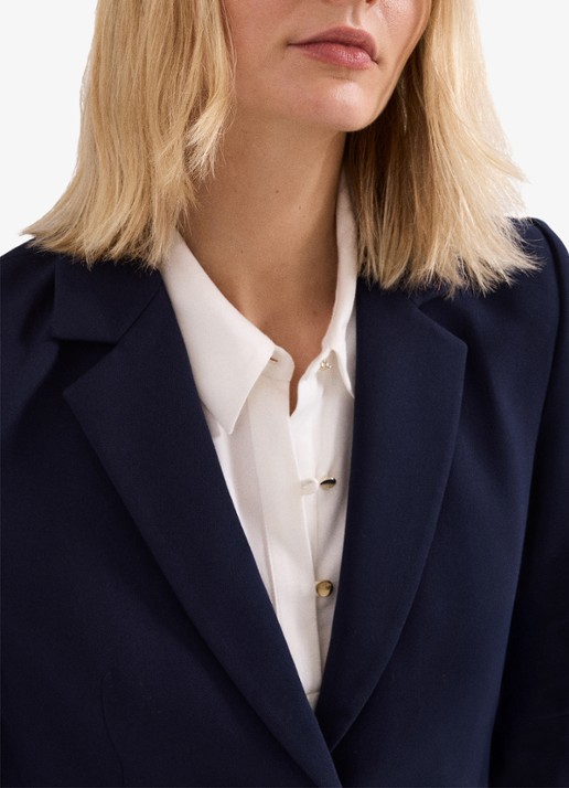 Phase Eight Aubrie blazer met klepzakken - detail 2 donkerblauw
