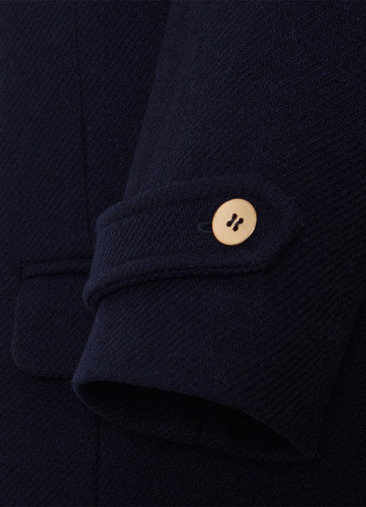 Phase Eight Aurelie Wool Peacoat - detail 6 donkerblauw