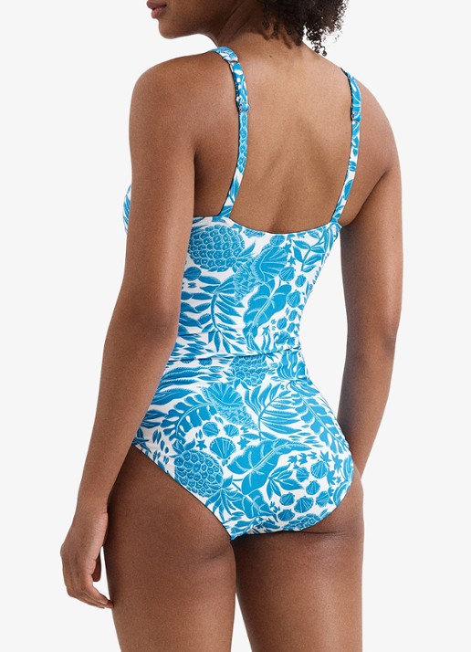 Phase Eight Badpak met print - achterkant 3 blauw