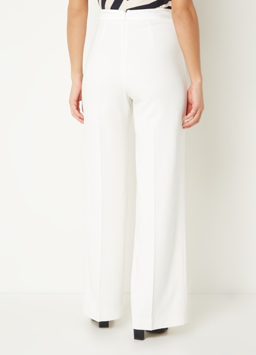 Phase Eight Beatriz Trousers Ivory 08 - achterkant gebroken wit