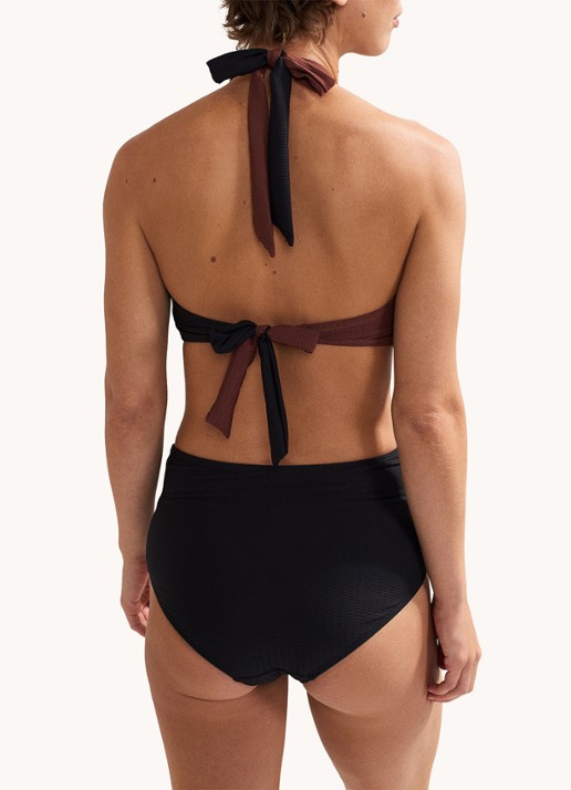 Phase Eight Bikinislip met structuur - achterkant 5 zwart