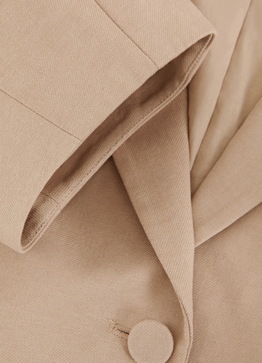 Phase Eight Blackwell cropped blazer  - detail 6 beige