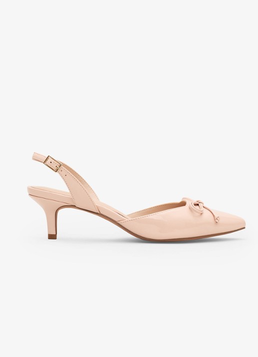 Phase Eight Bow slingback van imitatieleer