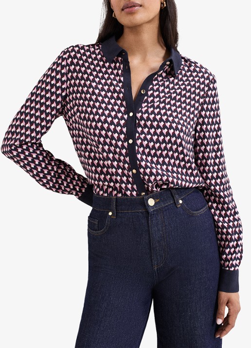 Phase Eight Briar blouse met grafische print