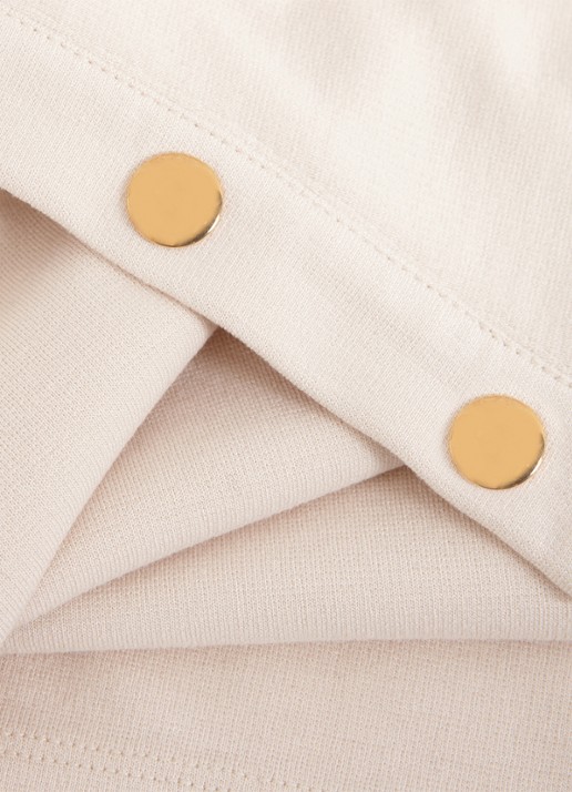 Phase Eight Brienna sweater met sierknopen - detail 3 lichtroze