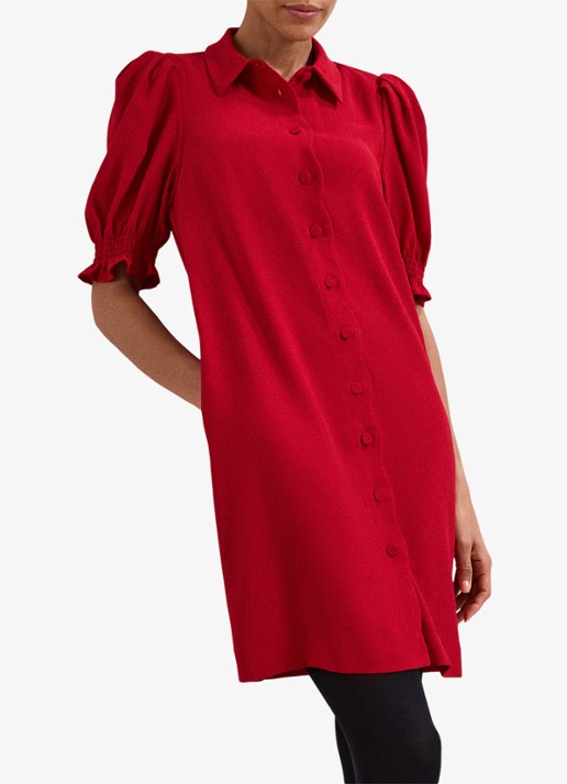 Phase Eight Candice mini jurk met pofmouw