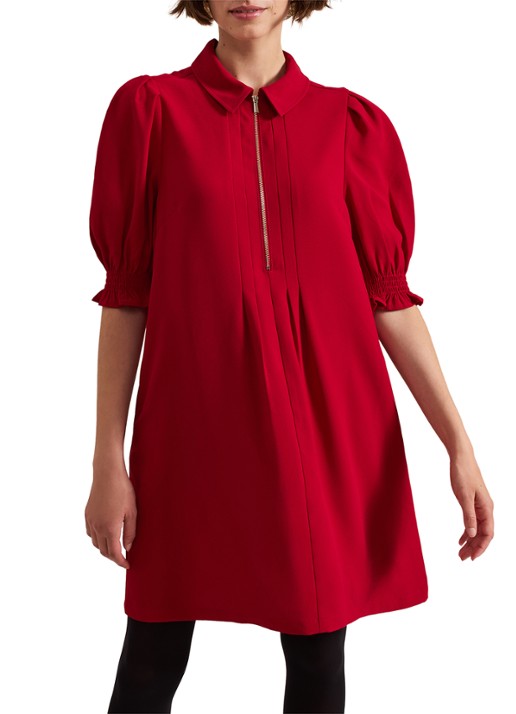 Phase Eight Candice mini tuniekjurk met pofmouw
